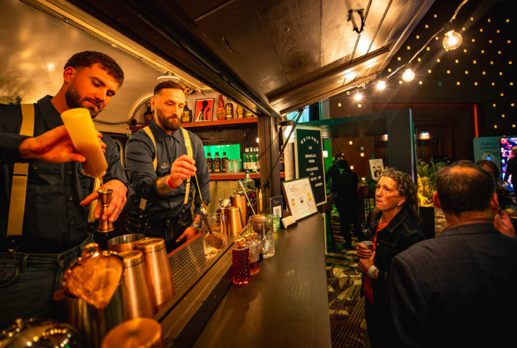 bartending on a corporate event